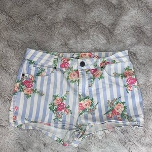 BDG High Rise Striped Shorts